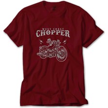 West Coast Choppers Customs Kırmızı Tişört Liyada