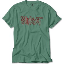 Slipknot Text Yeşil Tişört Liyada