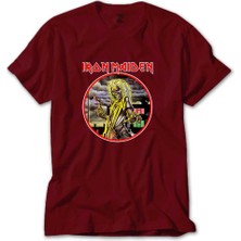 Iron Maiden Killers Kırmızı Tişört Liyada
