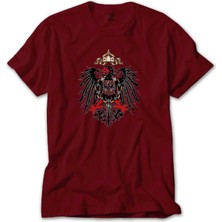 Hearts Of Iron 4 Imperial Coat Of Arms Of Germany Kırmızı Tişört Liyada