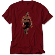 Mike Tyson Fire Boxing Gloves Kırmızı Tişört Liyada