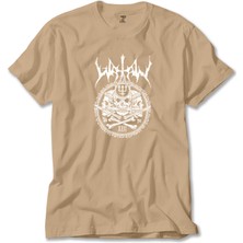 Watain Black Metal Band Krem Tişört Liyada