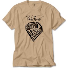Pink Floyd Crayz Diamond Krem Tişört Liyada