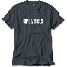 Guns N Roses Logo Füme Tişört Liyada