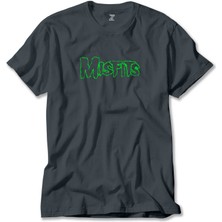Misfits Logo Green Füme Tişört Liyada