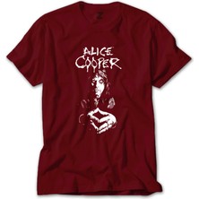 Alice Cooper Kırmızı Tişört Liyada