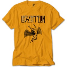 LED Zeppelin Lcarus Sarı Tişört Liyada