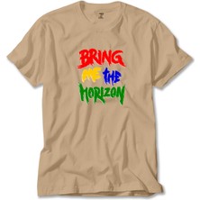 Bring Me The Horizon Rainbow Krem Tişört Liyada