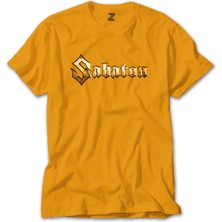 Sabaton Logo Gold Sarı Tişört Liyada