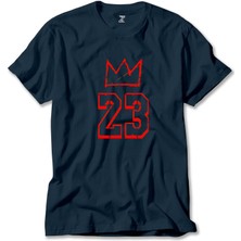 Lebron J. King 23 Lacivert Tişört Liyada