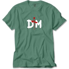 Depeche Mode Logo Yeşil Tişört Liyada