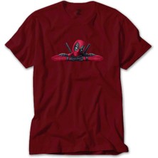 Deadpool Comics Kırmızı Tişört Liyada
