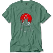 Samurai Red Warrior Yeşil Tişört Liyada