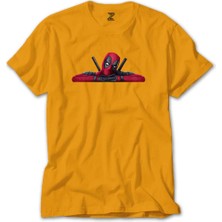 Deadpool Comics Sarı Tişört Liyada