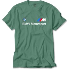 Bmw Logo M Power Motorsport Yeşil Tişört Liyada