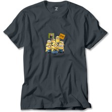 Minions The Rise Of Gru Banner Füme Tişört Liyada