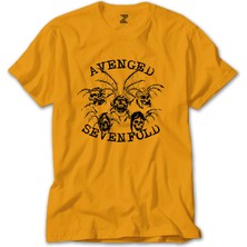 Avenged Sevenfold Smile Skulls Sarı Tişört Liyada