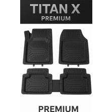 Gold Renault Megane 1 Hatchback 3D TitanX Havuzlu Siyah Oto Paspas