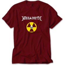 Megadeth Nuclear Radioactive Kırmızı Tişört Liyada