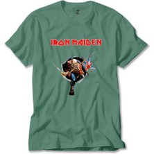 Iron Maiden Trooper Yeşil Tişört Liyada