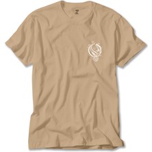 Opeth Logo Amblem Krem Tişört Liyada