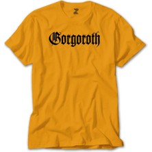 Gorgoroth Text Logo Sarı Tişört Liyada