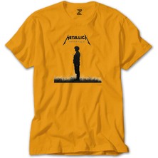Metallica Master Of Puppets Metal Soldier Sarı Tişört Liyada