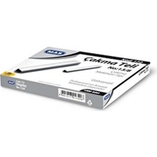 MAS Çakma Makinası Teli 13/8 100 Adet Beyaz Renkli Dayanıklı ve Kullanışlı