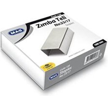 MAS Zımba Teli No:23/17 12'li Paket Metal Renk 158 Ölçülerle Kırtasiye Ürünleri