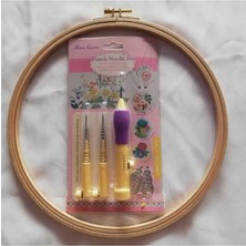 Misda Store Süs Dünyası Punch Iğnesi Etamin Kasnak Takım