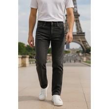 Cedy Denım Erkek Yüksel Bel Boru Paça Kot Pantolon Reguler Fit Jean C336