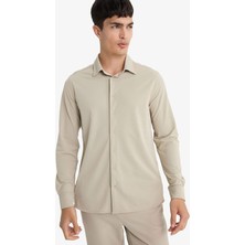 Defacto Erkek Uzun Kol Gömlek F0337AX/GR302 Grey