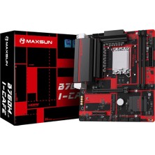 Maxsun B760M I-Cafe LGA1700 Ddr5 6400 Mhz M.2 HDMI Matx Intel Anakart