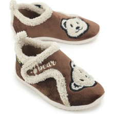 Gezer Erkek Çocuk Kışlık Pvc Rahat Taban Tek Cırt Cırtlı Ayarlanabilir Kemer Ev Okul Kreş Panduf Ayakkabı