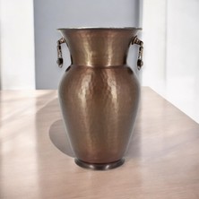 Efemir Oksitli El Dövme Güldane Bakır Vazo