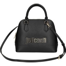 Kadın Just Cavalli Logolu El Çantası - Siyah