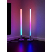 Helios HS-9206 Müzik ve Sese Duyarlı Rgb Lambader LED Aydınlatma Kumandalı 2' Li Paket 5W