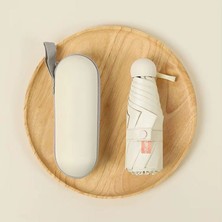 Rky Serenity Özel Kılıflı Siyah Şemsiye (Kapsül Şemsiye)