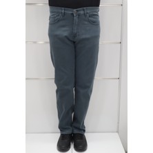 Hacker Fistan Store Erkek Yüksek Bel Rahat Kesim Boru Paça Büyük Beden Jean Pantolon