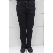 Hacker Fistan Store Erkek Füme Yüksek Bel Rahat Kesim Boru Paça Büyük Beden Jean Pantolon