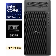 Dell Pro Max Tower T2 Ultra 9 285K FCT2250-K609 16GB 4tb Rtx 5060 Dual Oc  8gb W11PRO Masaüstü Iş Istasyonu