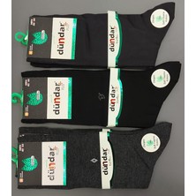 Dündar Plus 5534 Erkek Dikişsiz Bambu Likralı Çorap 6 Adet