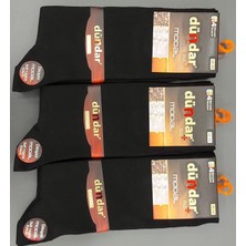 Dündar Plus 4124 Erkek Modal Likralı Dikişsiz Çorap 6 Adet