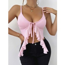 Kadın Crop ,gece Şıklığı ve Özel Günler Için Şık Kısa Üst