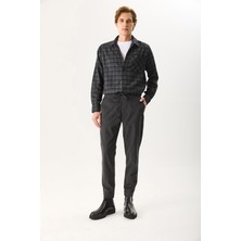 Vena Erkek Alfred Beli Lastikli Yumuşak Dokulu Pantolon - Antrasit