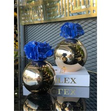 TASARIMHMODA Ikili Yapay Mercanlı Antik Gold Küre