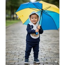 Erkek Çocuk Kapşonlu ve Kulaklı Alt Üst Ikili Gündelik Takım