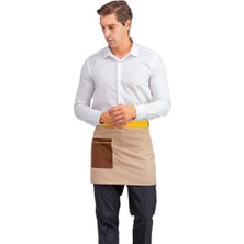 Bel Önlük Kemerli - Bej Sarı Kemer