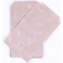 Mena Rise Desenli 50 Adet Kese Kağıdı, 11X20 cm