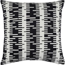 IKEA Stockholm 2025 Kırlent Kılıfı Kırık Beyaz Siyah 50 x 50 cm